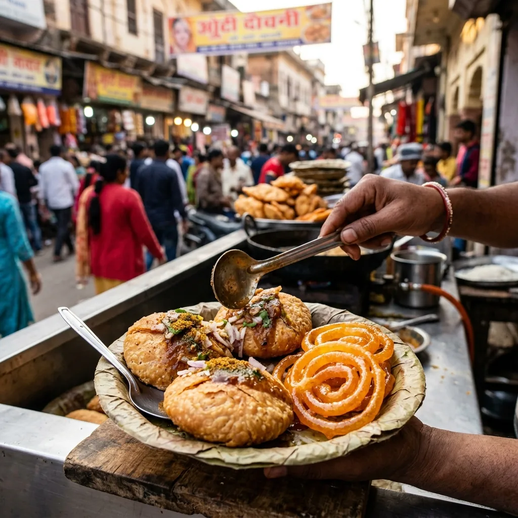 Traditional Ayodhya street food